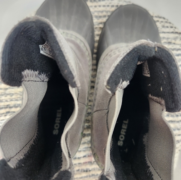 Sorel Cheyenne Snow Rain Boots Boys Size 1. - Picture 4 of 6